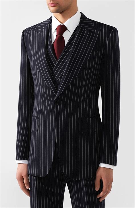 dolce and gabbana pinstripe suit